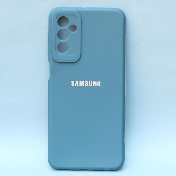 Cosmic Blue Spazy Silicone Case for Samsung F23 - The Hatke