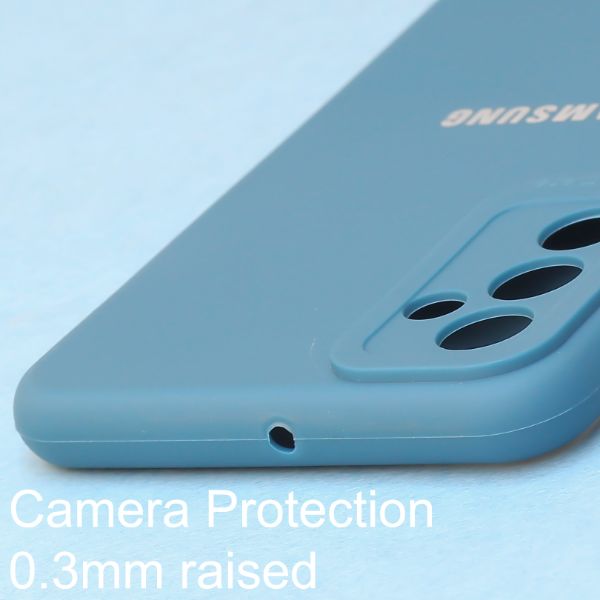 Cosmic Blue Spazy Silicone Case for Samsung F23 - The Hatke