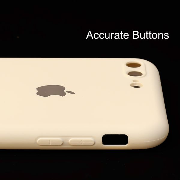 Cream Camera Original Silicone case for Apple iphone 7 Plus - The Hatke