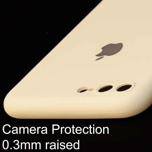 Cream Camera Original Silicone case for Apple iphone 7 Plus - The Hatke