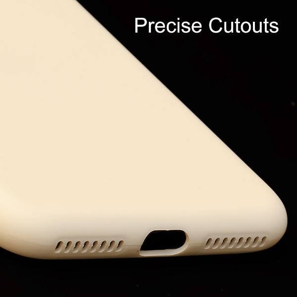 Cream Camera Original Silicone case for Apple iphone 7 Plus - The Hatke