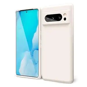 Cream Camera Original Silicone case for Google Pixel 8 Pro - The Hatke