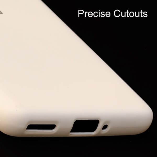 Cream Camera Original Silicone case for Oneplus 8 - The Hatke