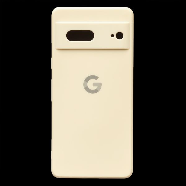 Cream Candy Camera Silicone Case for Google Pixel 7 - The Hatke