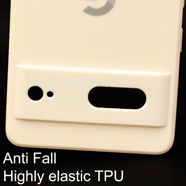 Cream Candy Camera Silicone Case for Google Pixel 7 - The Hatke