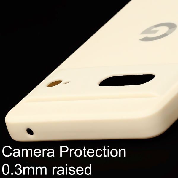 Cream Candy Camera Silicone Case for Google Pixel 7 - The Hatke