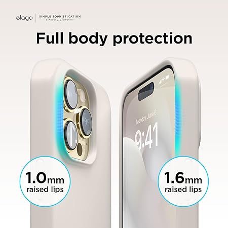 Cream Original Silicone case for Apple iphone 14 Pro