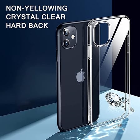 Crystal Clear Transperant case for Apple iphone 12 - The Hatke