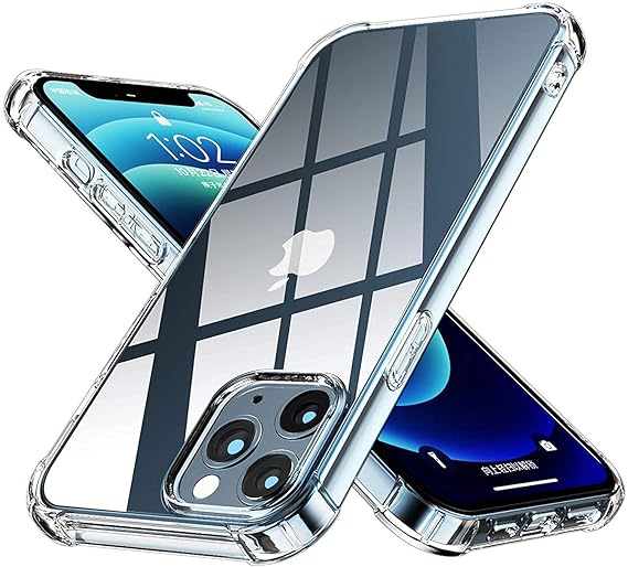 Crystal Clear Transperant case for Apple iphone 12 Pro - The Hatke