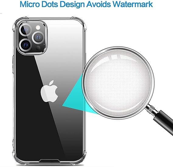 Crystal Clear Transperant case for Apple iphone 12 Pro - The Hatke