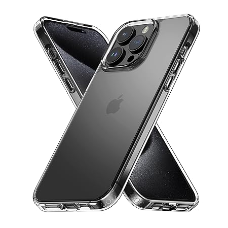 Crystal Clear Transperant case for Apple iphone 15 Pro Max - The Hatke