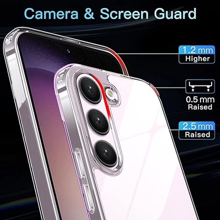 Crystal Clear Transperant case for Samsung S22 - The Hatke