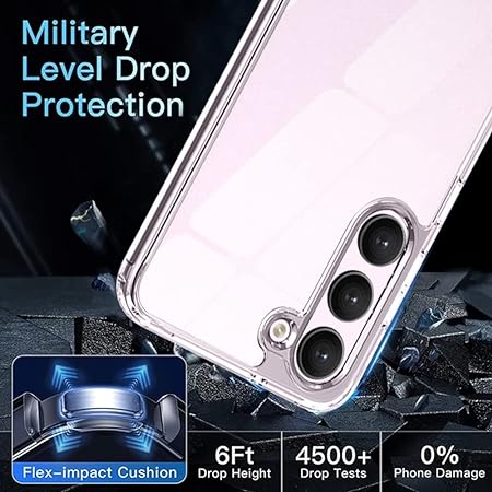 Crystal Clear Transperant case for Samsung S23 - The Hatke