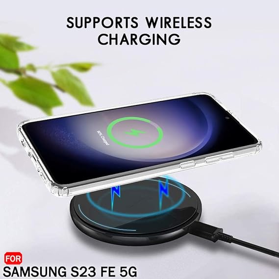 Crystal Clear Transperant case for Samsung S23 Fe - The Hatke