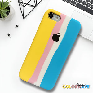 Colorwave Rainbow Silicone Case for Apple iphone Se 2