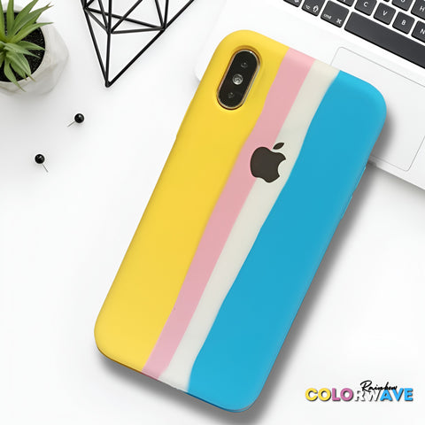 Colorwave Rainbow Silicone Case for Apple iphone X/Xs