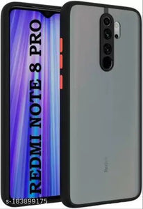 Black Smoke Camera Silicone Safe case for Redmi Note 8 Pro