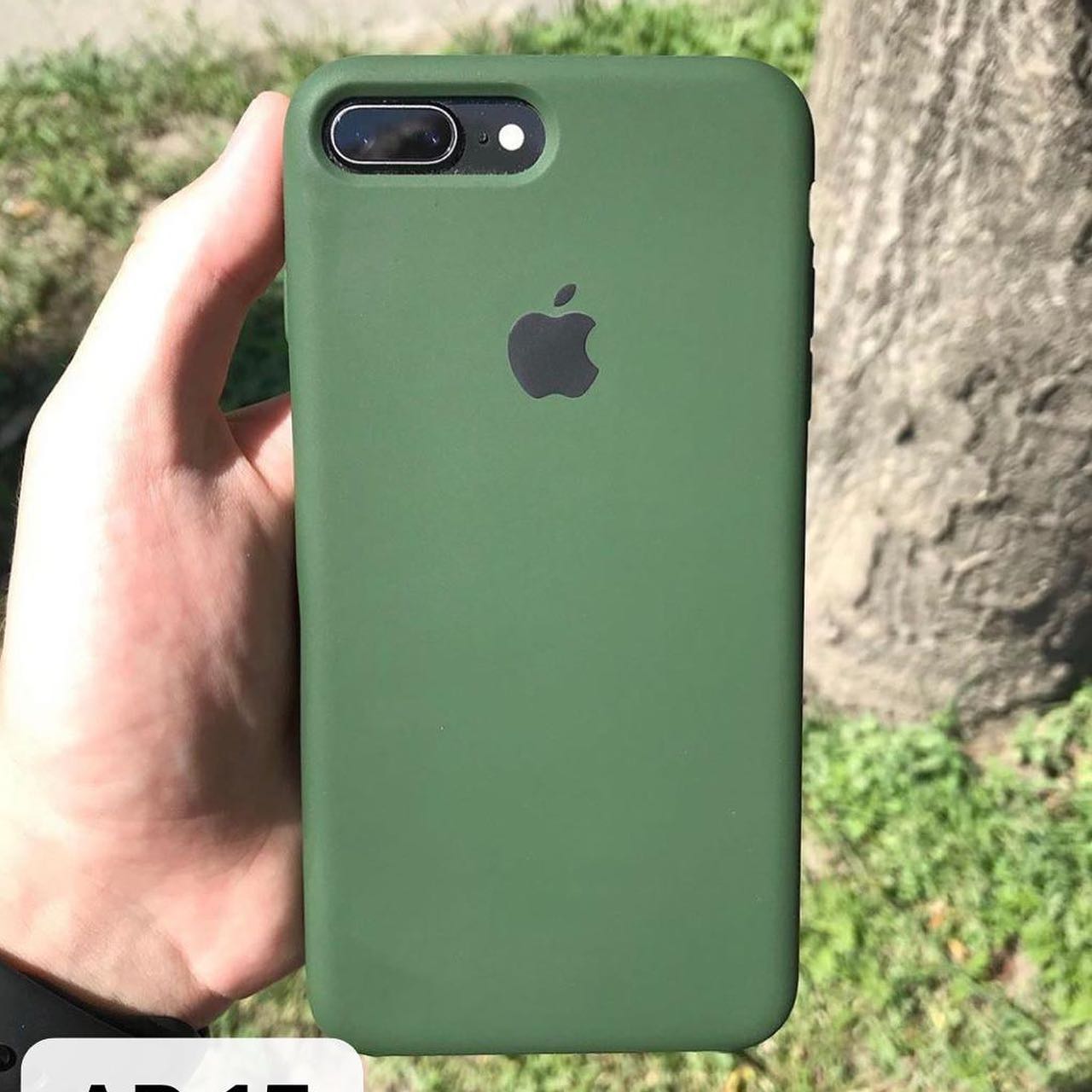 Dark Green Original Silicone case for Apple iphone 7 plus