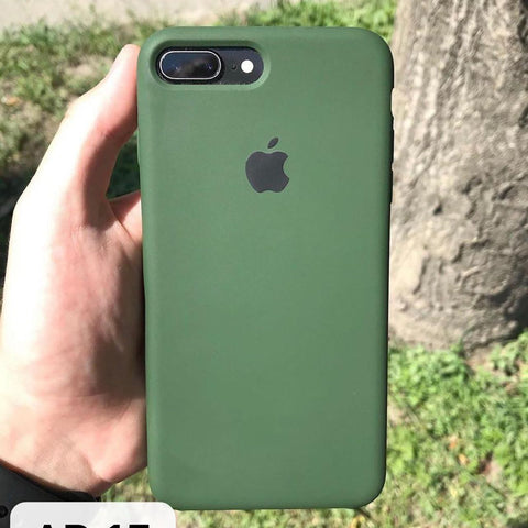 Dark Green Original Silicone case for Apple iphone 7 plus