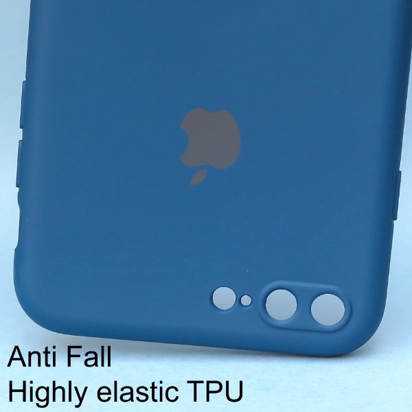 Dark Blue Camera Original Silicone case for Apple iphone 7 Plus - The Hatke