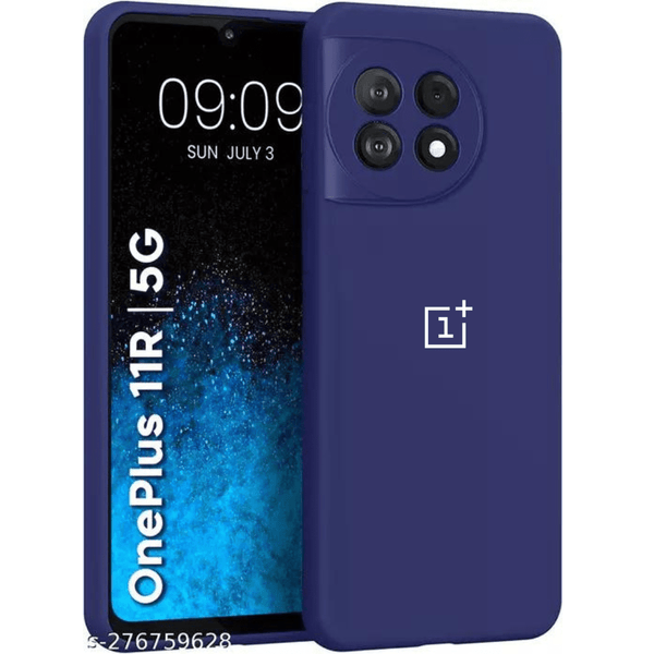 Dark Blue Camera Original Silicone case for Oneplus 11R - The Hatke