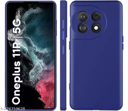 Dark Blue Camera Original Silicone case for Oneplus 11R - The Hatke