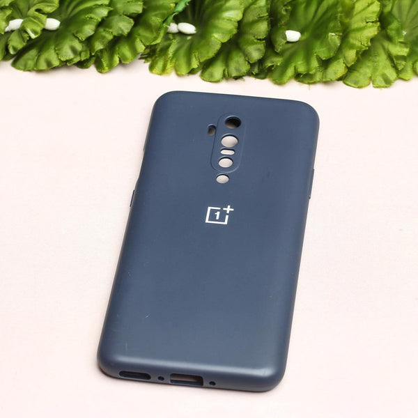 Dark Blue Camera Original Silicone case for Oneplus 7 Pro - The Hatke