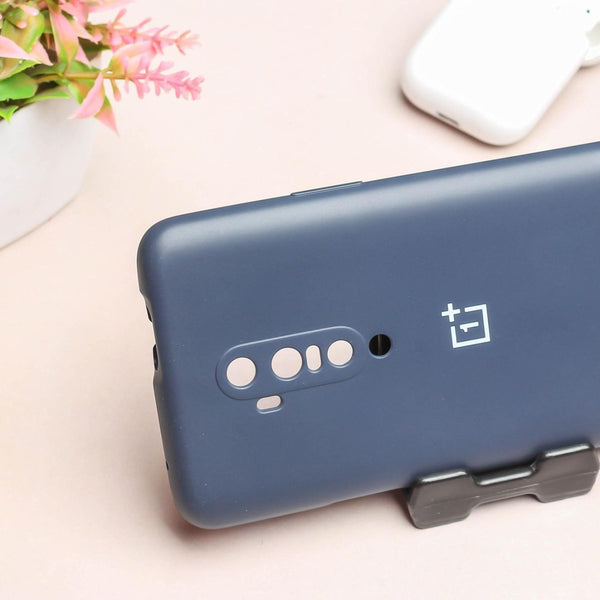 Dark Blue Camera Original Silicone case for Oneplus 7 Pro - The Hatke