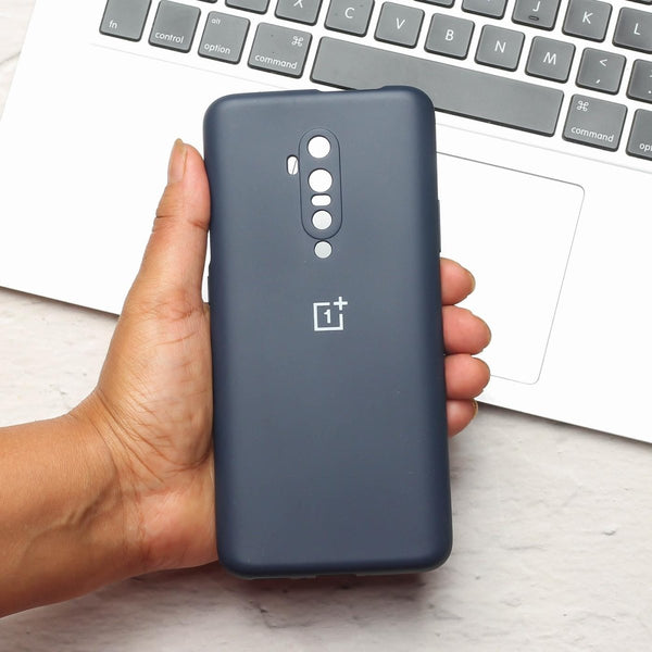 Dark Blue Camera Original Silicone case for Oneplus 7 Pro - The Hatke