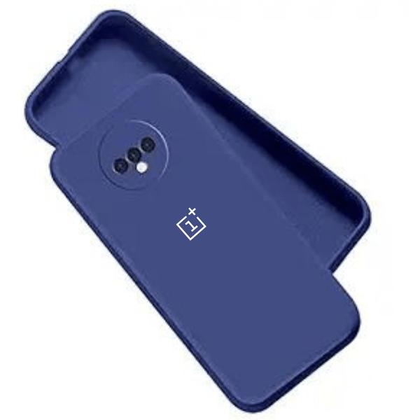 Dark Blue Camera Original Silicone case for Oneplus 7T - The Hatke