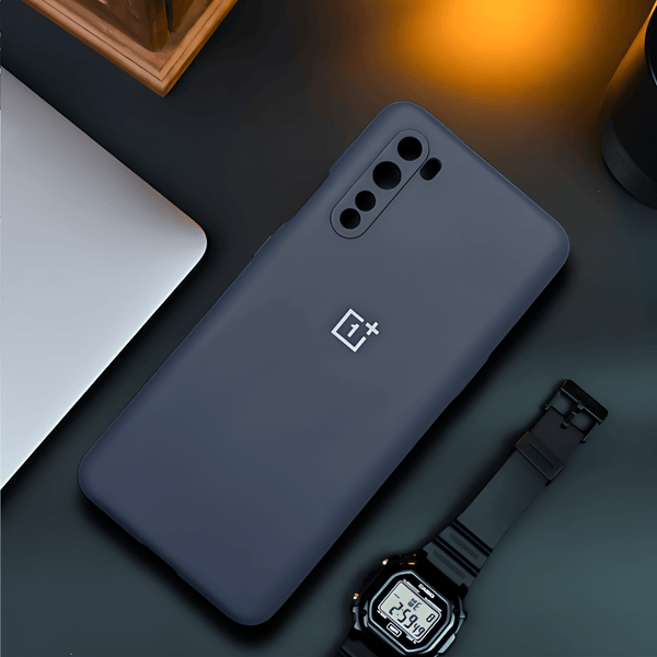 Dark Blue Camera Original Silicone case for Oneplus Nord - The Hatke