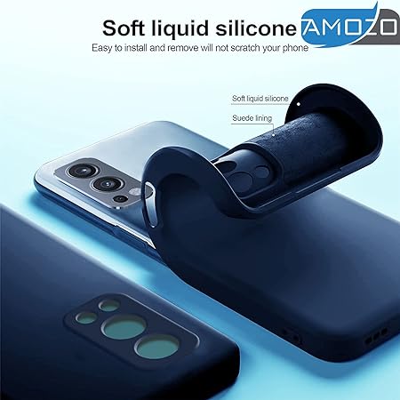 Dark Blue Camera Original Silicone case for Oneplus Nord 2 - The Hatke