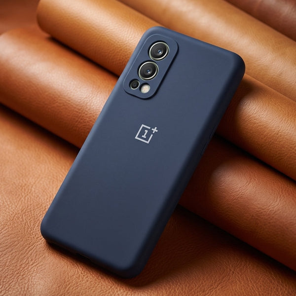 Dark Blue Camera Original Silicone case for Oneplus Nord 2 - The Hatke