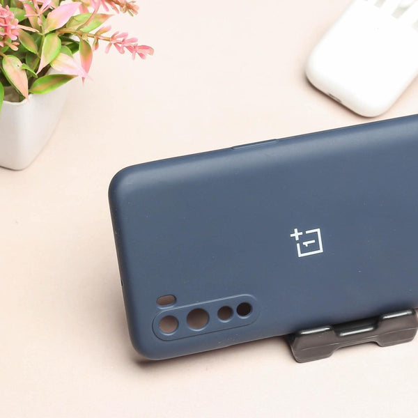 Dark Blue Camera Original Silicone case for Oneplus Nord - The Hatke