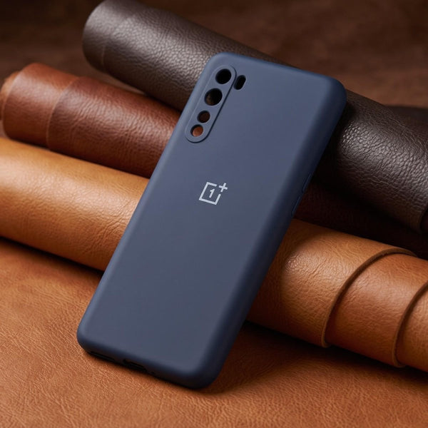 Dark Blue Camera Original Silicone case for Oneplus Nord - The Hatke