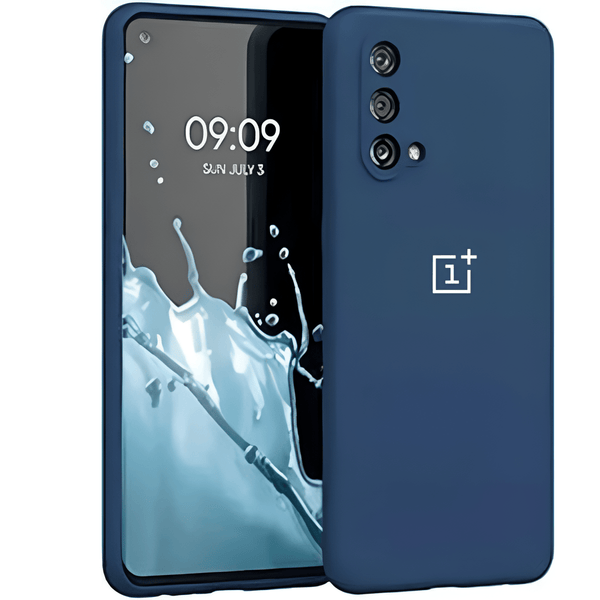 Dark Blue Camera Original Silicone case for Oneplus Nord CE - The Hatke