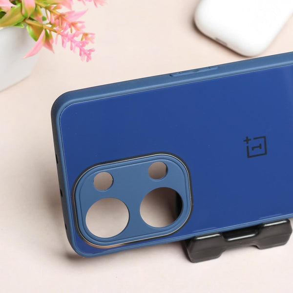 Dark Blue camera Safe mirror case for Oneplus Nord 3 - The Hatke