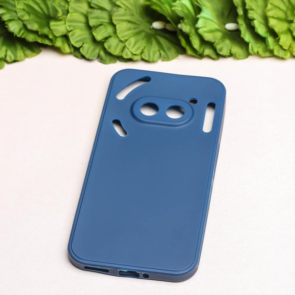 Dark Blue Candy Silicone Case for Nothing Phone 2A - The Hatke