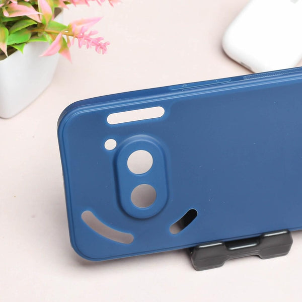 Dark Blue Candy Silicone Case for Nothing Phone 2A - The Hatke