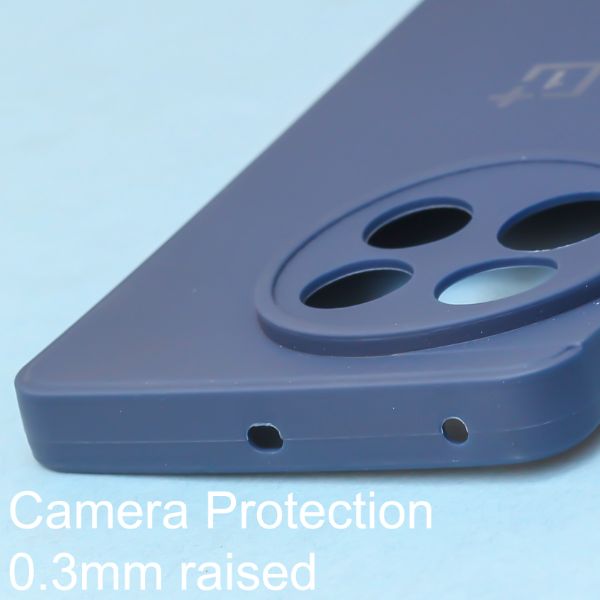 Dark Blue Candy Silicone Case for Oneplus 11R - The Hatke