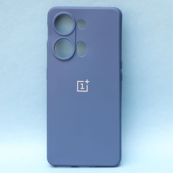 Dark Blue Candy Silicone Case for Oneplus Nord 3 - The Hatke