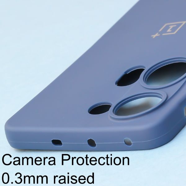 Dark Blue Candy Silicone Case for Oneplus Nord 3 - The Hatke
