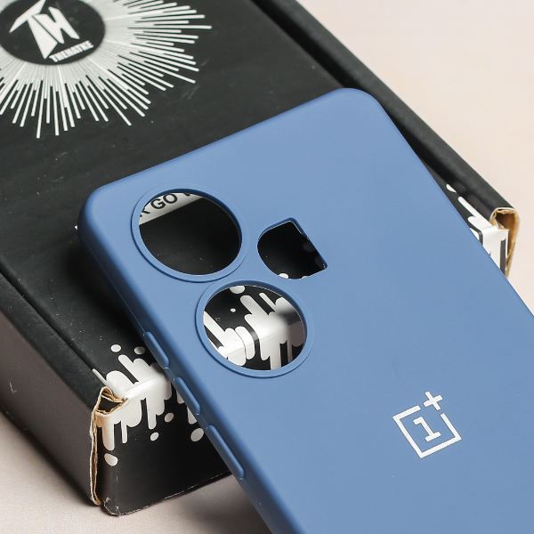 Dark Blue Candy Silicone Case for Oneplus Nord CE 3 5G - The Hatke