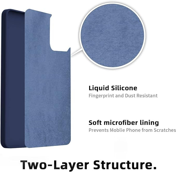 Dark Blue Candy Silicone Case for Samsung Galaxy F15 - The Hatke