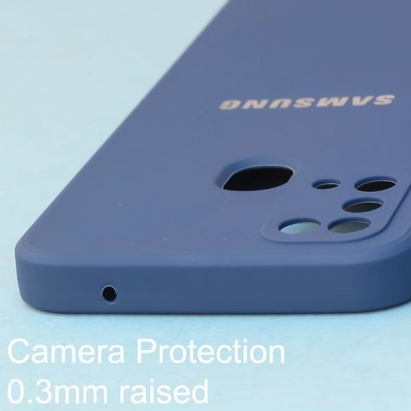 Dark Blue Candy Silicone case for Samsung M30s - The Hatke