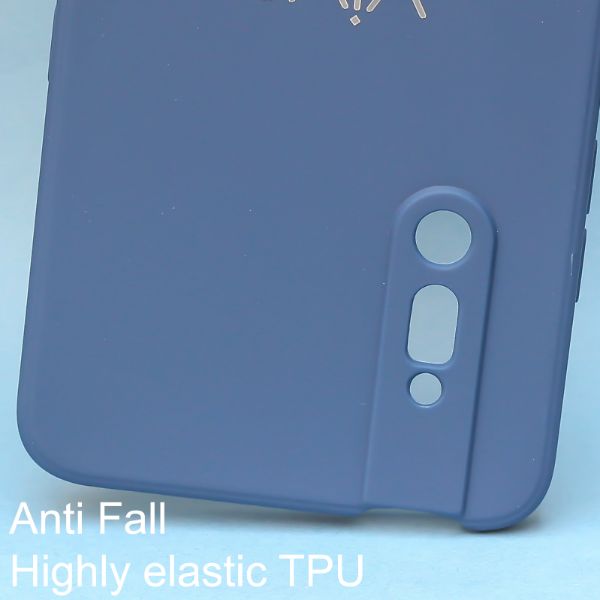 Dark Blue Candy Silicone Case for Vivo V15 Pro - The Hatke
