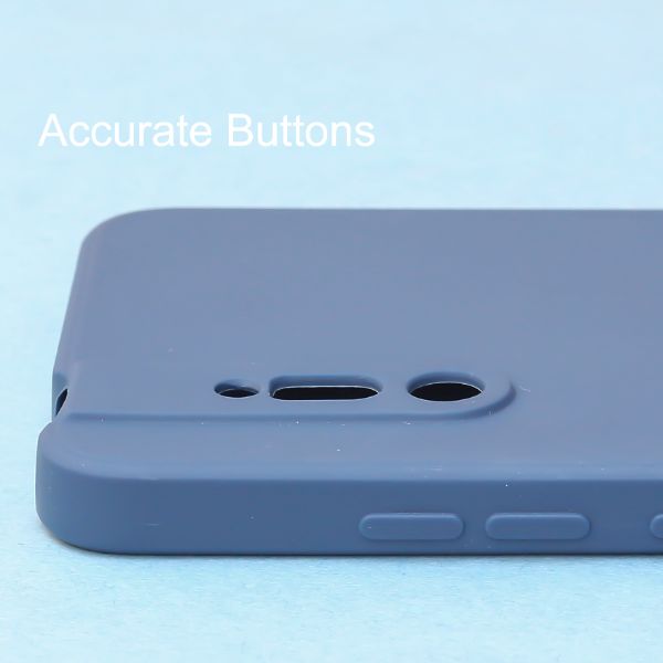 Dark Blue Candy Silicone Case for Vivo V15 Pro - The Hatke