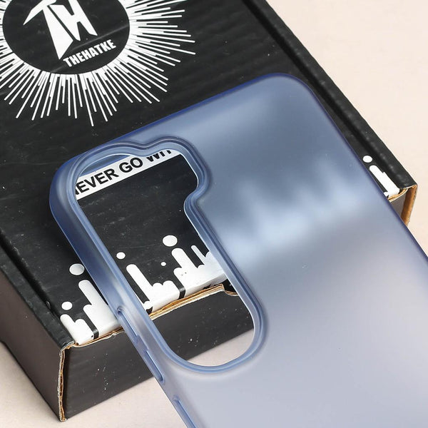 Dark Blue Detach Matte Case for Vivo V40E - The Hatke