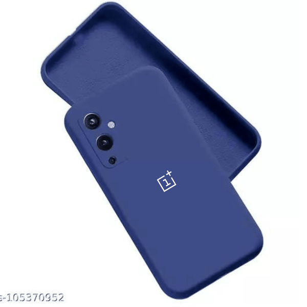 Dark Blue Original Camera Safe Silicone case for Oneplus 9 - The Hatke