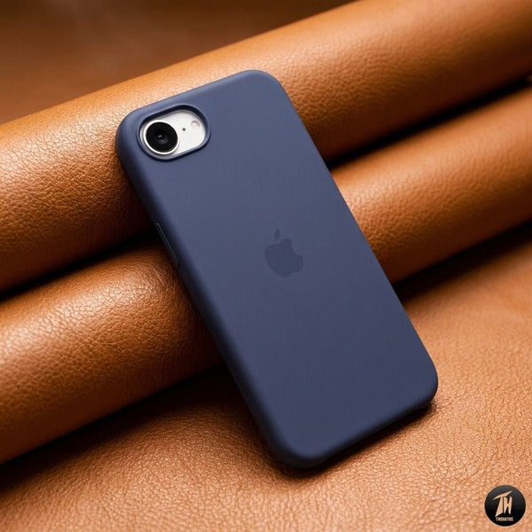 Dark Blue Original Silicone case for Apple iphone 16e - The Hatke
